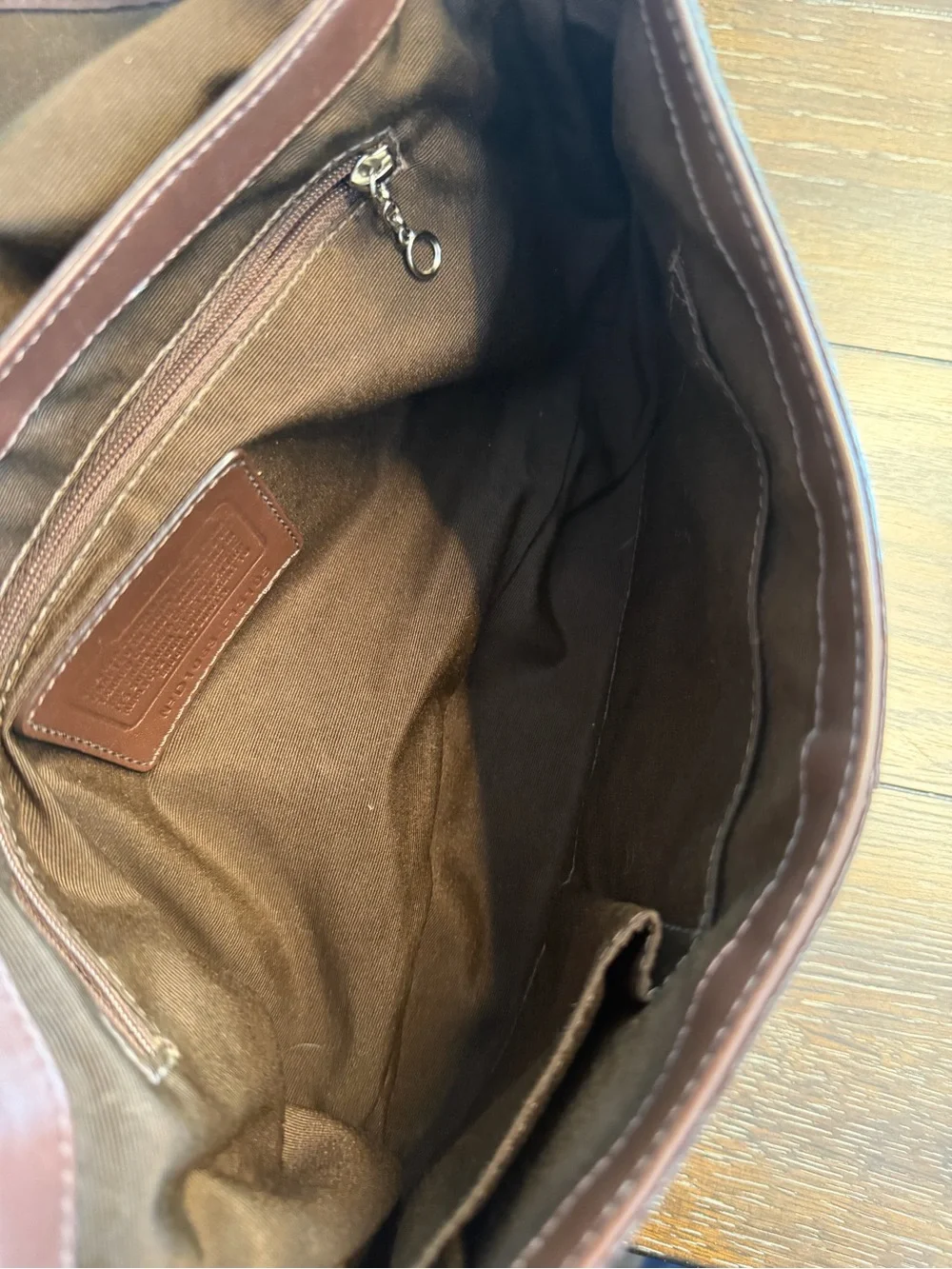 Coach SoHo Glove-Tanned Leather Buckle Flap Bag F13105